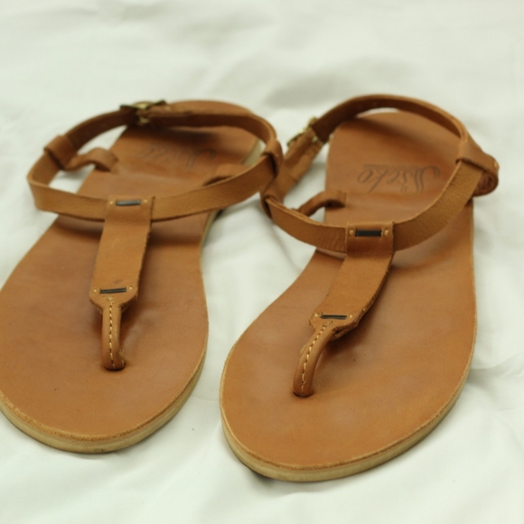 Sseko Leather T-strap Sandals - Picture 2 of 6